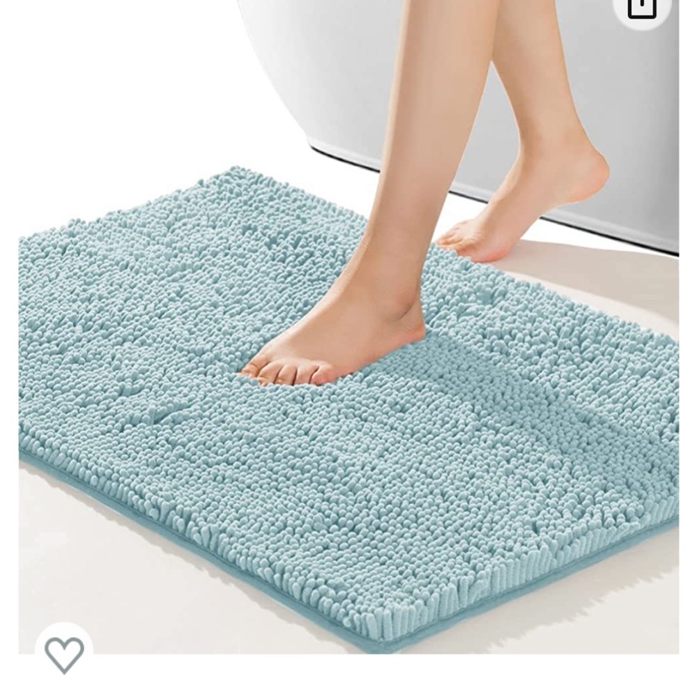 New in plastic- SONORO KATE Bathroom Rug, Non-Slip Bath Mat,